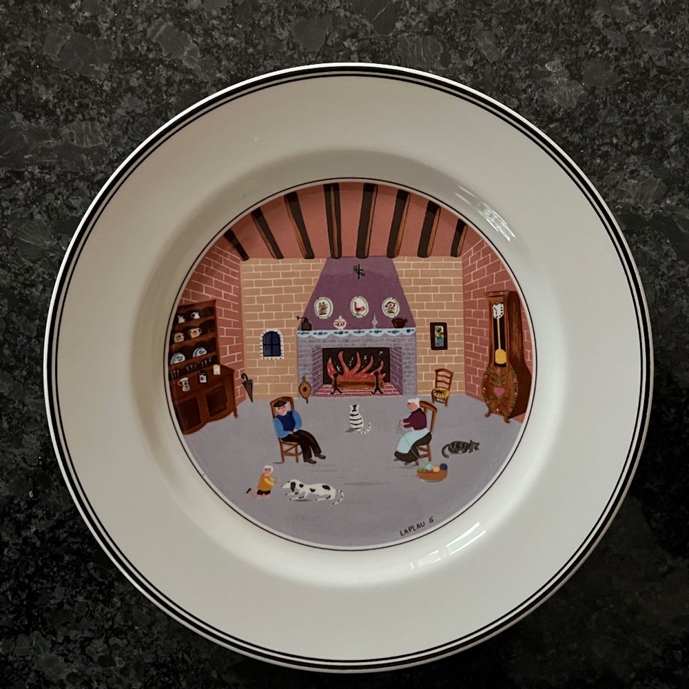 Villeroy & Bach Design Naif By Fireside Salad Plate